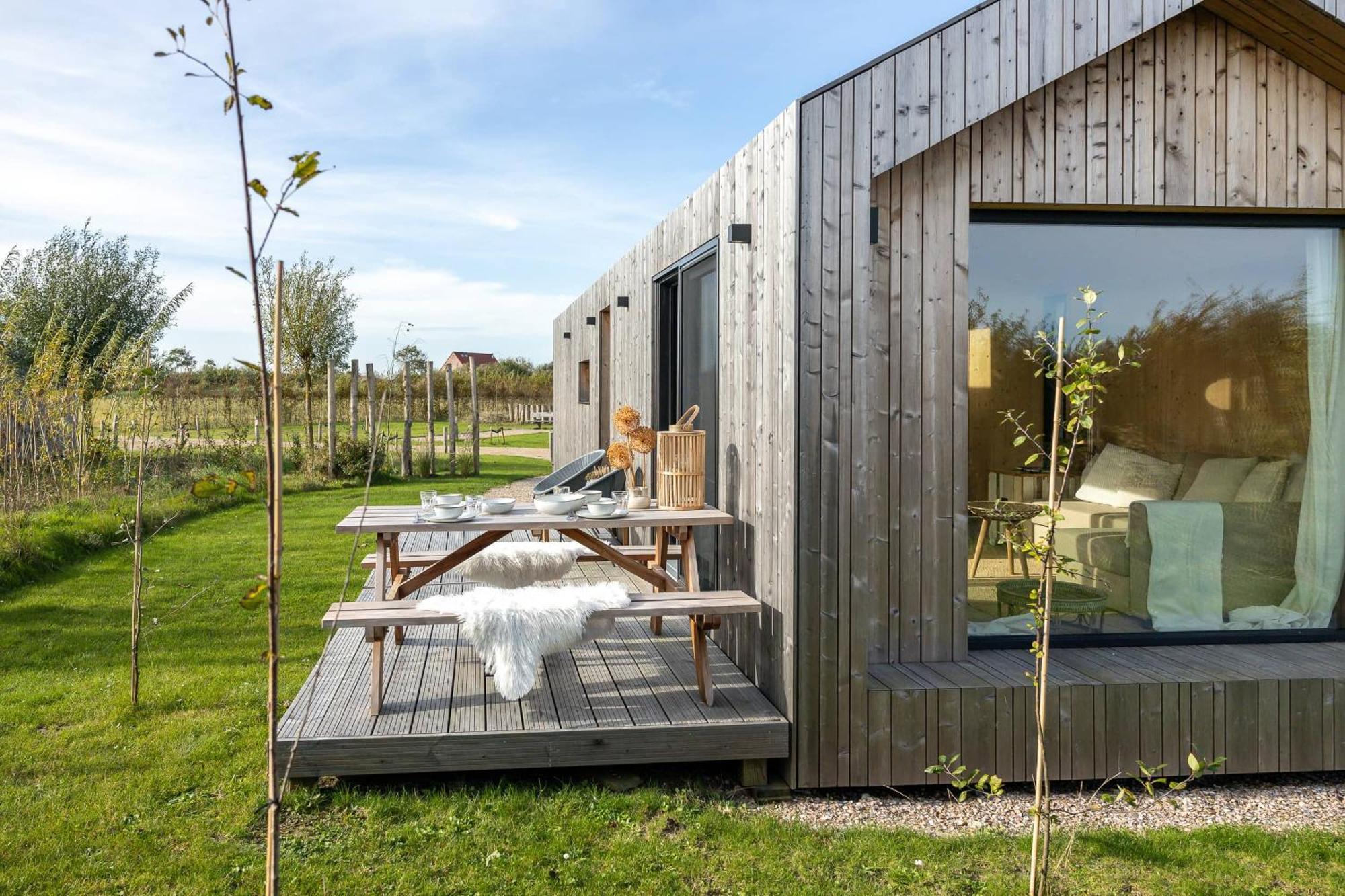 Hello Zeeland - Zeeuwse Liefde Tiny House 3 فيسْتكابيلي المظهر الخارجي الصورة